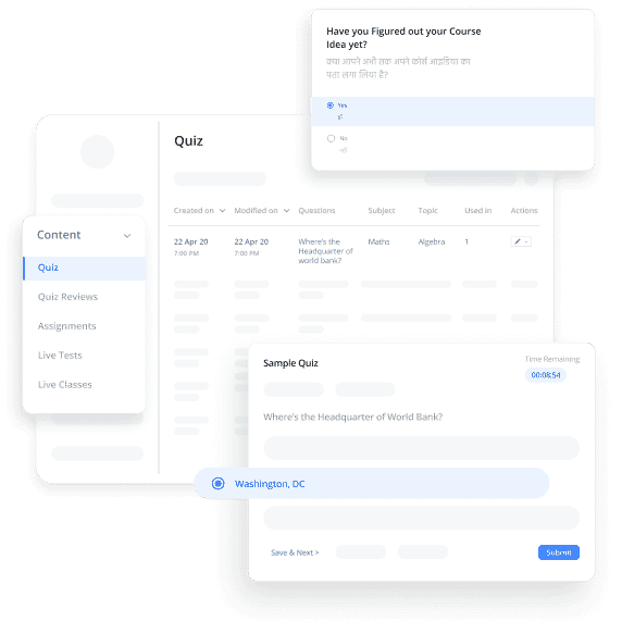 All-in-one Quiz Builder